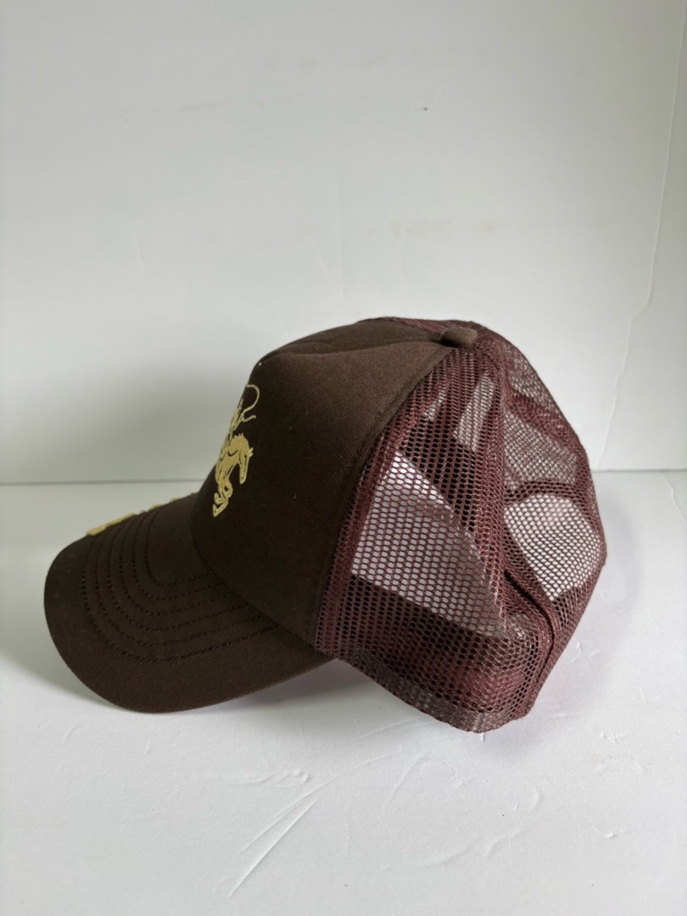 NWOT Free People Understated Leather Giddy Up Trucker Hat - Picture 5 of 10